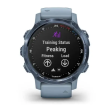 Смарт-часы Garmin Descent Mk2S 42 мм AMOLED сапфир/синий минерал, силикон фото 8