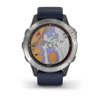 Смарт-часы Garmin Quatix 6 серый/синий фото 2