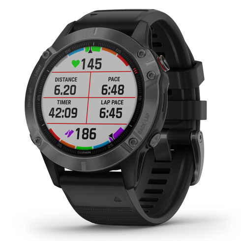 Смарт-часы Garmin Fenix 6 Sapphire серый фото 4