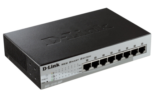PoE коммутатор D-Link DES-1210-08P/C2A фото 2