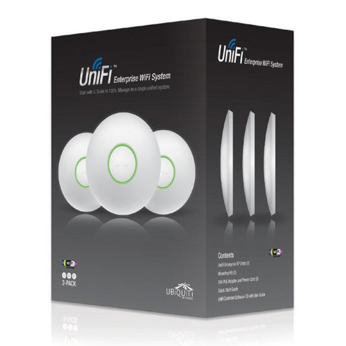 Точки доступа Ubiquiti UniFi UAP-LR 300 Мбит/с 3 штуки