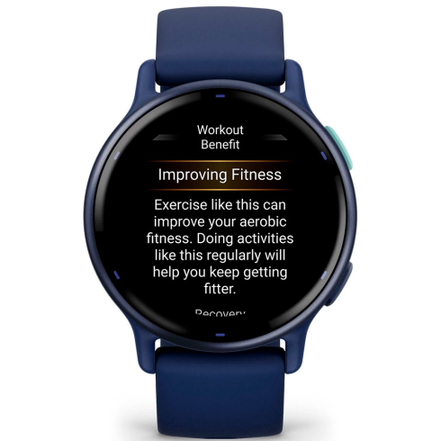 Смарт-часы Garmin Vivoactive 5 AMOLED синий/силикон фото 5