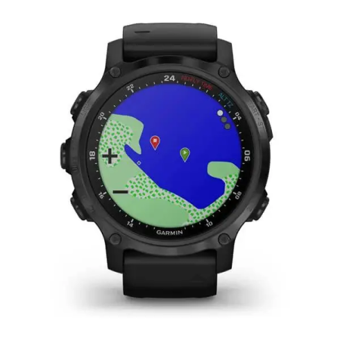 Смарт-часы Garmin Descent Mk2S 42 мм AMOLED сапфир/черный, силикон фото 8
