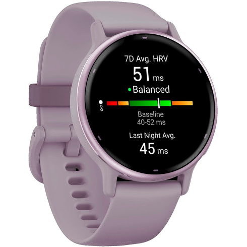 Смарт-часы Garmin Vivoactive 5 AMOLED фиолетовый/силикон фото 3