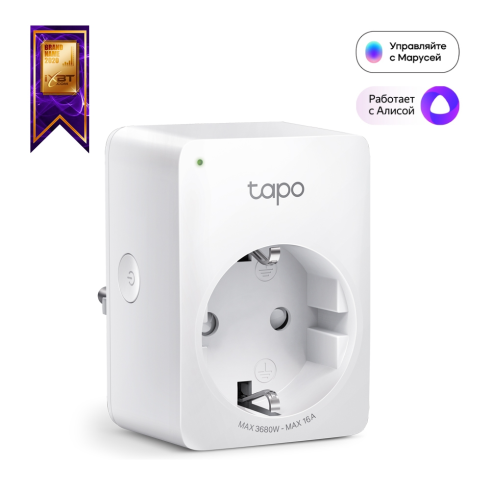 Умная мини Wi-Fi розетка TP-Link Tapo P110 фото 1