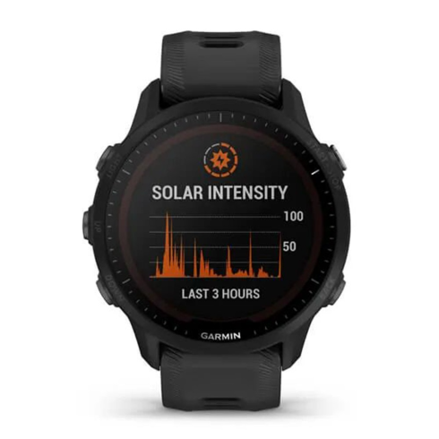 Смарт-часы Garmin Forerunner 955 Solar черные/силикон фото 4