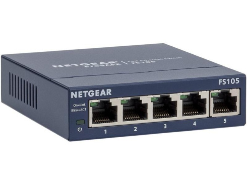 Неуправляемый коммутатор Netgear FS105-300PES фото 3