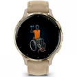 Смарт-часы Garmin Venu 3S 41 мм AMOLED песочный/кожа фото 4