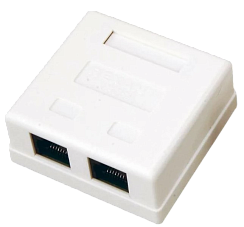 Компьютерная розетка Rexant 2-порта RJ-45 CAT5e