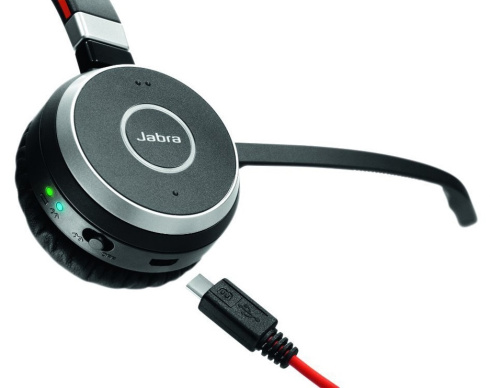Гарнитура Jabra Evolve 65 Charging Stand Link370 Mono UC фото 5