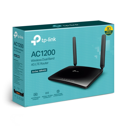 Беспроводной 4G LTE-роутер TP-Link Archer MR400 фото 4