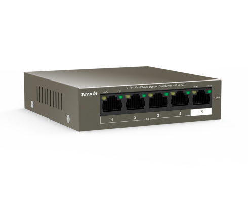 PoE коммутатор Tenda TEF1105P-4-38W фото 2