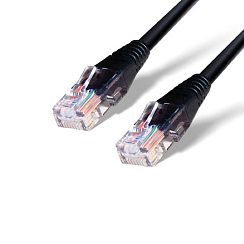 Патч-кабель SHIP UTP Cat5e черный 3 м 