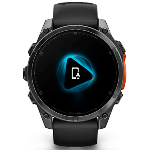 Смарт-часы Garmin Fenix 8 47 мм AMOLED стекло/темный, силикон фото 6