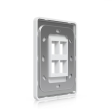Вертикальная панель Ubiquiti Universal Paintable Keystone Wall Plate, 4-Pack (4-Port) фото 4