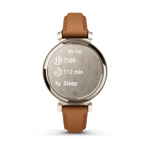 Смарт-часы Garmin Lily 2, стекло/алюминий, коричневый/кожа фото 2