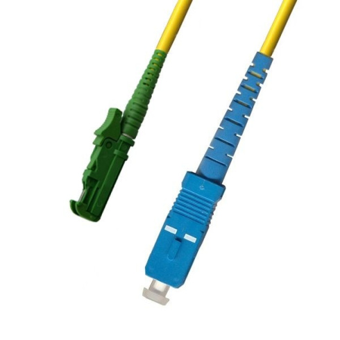 Оптический патч-корд E2000/APC SC/UPC 40 метров желтый фото 2