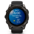 Смарт-часы Garmin Fenix 8 51 мм AMOLED сапфир/темно-серый, силикон фото 2