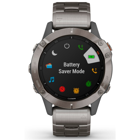 Смарт-часы Garmin Fenix 6 Sapphire титан фото 3