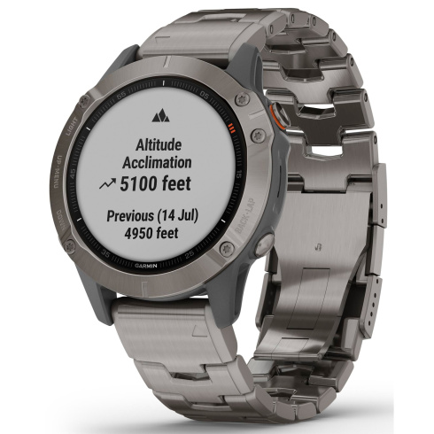 Смарт-часы Garmin Fenix 6 Sapphire титан фото 21