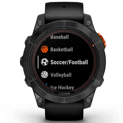 Смарт-часы Garmin Fenix 7 Pro 47 мм Solar стекло/темный, силикон фото 10