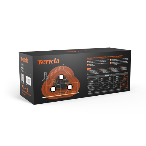 Wi-Fi роутер Tenda MX3 AX1500 EasyMesh (3 pack) фото 4