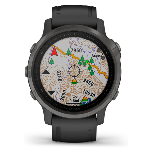 Смарт-часы Garmin Fenix 6S Sapphire DLC черный