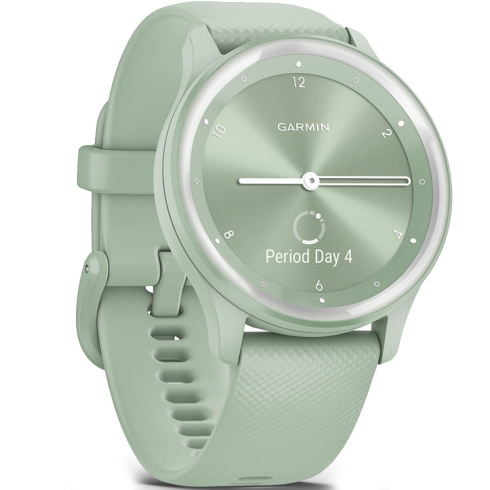 Смарт-часы Garmin Vivomove Sport, стекло/полимер, мятные/силикон фото 3