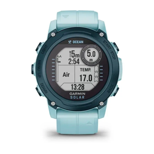 Смарт-часы Garmin Descent G1 45 мм Solar сапфир/Ocean Edition, силикон фото 12