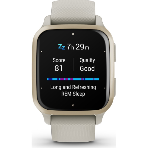 Смарт-часы Garmin Venu Sq 2 Music 40 мм AMOLED серо-бежевый/силикон фото 4