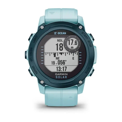 Смарт-часы Garmin Descent G1 45 мм Solar сапфир/Ocean Edition, силикон фото 10