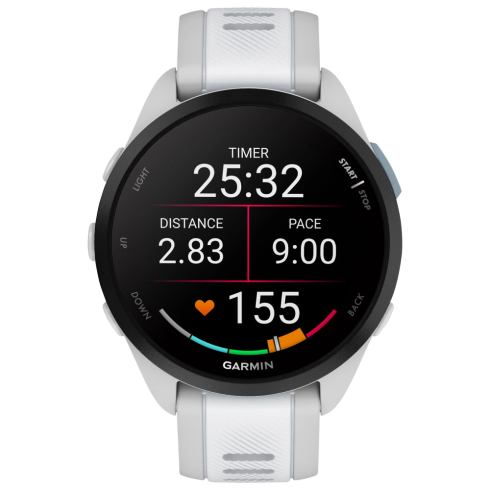Смарт-часы Garmin Forerunner 165 Music AMOLED белые/силикон фото 4