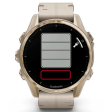 Смарт-часы Garmin Fenix 8 43 мм AMOLED сапфир/золотой, кожа фото 7