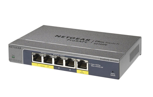 Коммутатор Netgear ProSafe Plus GS105PE фото 2