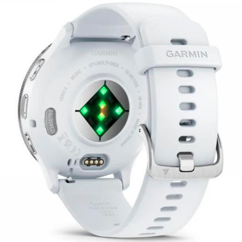Смарт-часы Garmin Venu 3 45 мм AMOLED белый/силикон фото 8