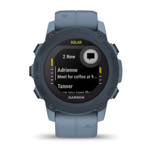 Смарт-часы Garmin Descent G1 45 мм Solar сапфир/Hurricane Blue, силикон фото 9