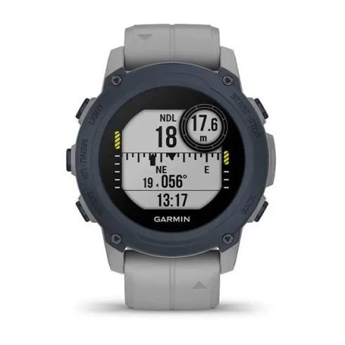 Смарт-часы Garmin Descent G1 45 мм AMOLED сапфир/Powder Gray, силикон фото 11
