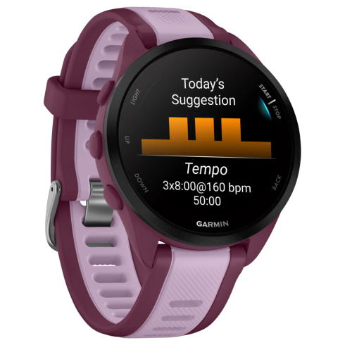 Смарт-часы Garmin Forerunner 165 Music AMOLED розовые/силикон фото 3