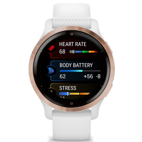 Смарт-часы Garmin Venu 2S 40 мм AMOLED  белые/силикон фото 7