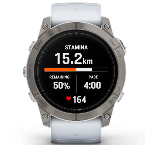 Смарт-часы Garmin Epix Gen 2 Pro 51 мм AMOLED сапфир/белый, силикон фото 6