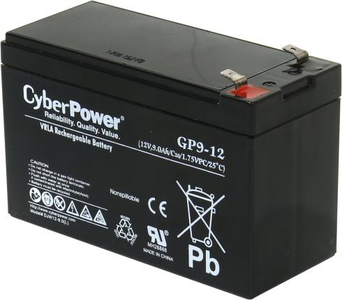 Аккумуляторная батарея CyberPower 12V 9Ah