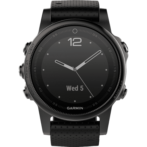 Смарт-часы Garmin Fenix 5S Sapphire черный