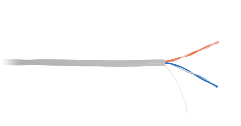 Кабель сетевой UTP Cat5 NETLAN внутренний, PVC, серый, 500м фото 2