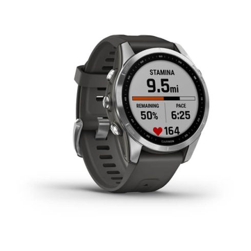 Смарт-часы Garmin Fenix 7S серебро/графит, силикон фото 4