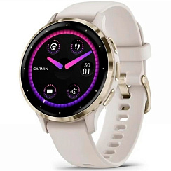 Смарт-часы Garmin Venu 3S 41 мм AMOLED айвори/силикон
