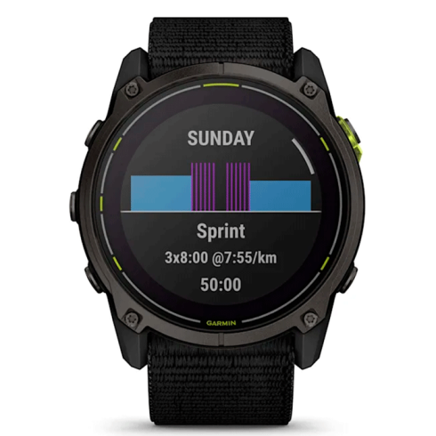 Смарт-часы Garmin Enduro 3 51 мм AMOLED стекло/стальной, черный фото 6