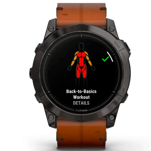 Смарт-часы Garmin Epix Gen 2 Pro 51 мм AMOLED сапфир/темный, кожа фото 8