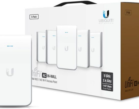 Точка доступа Ubiquiti UniFi AP AC In-Wall 5-Pack фото 9