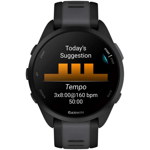Смарт-часы Garmin Forerunner 165 Music AMOLED черные/силикон фото 7