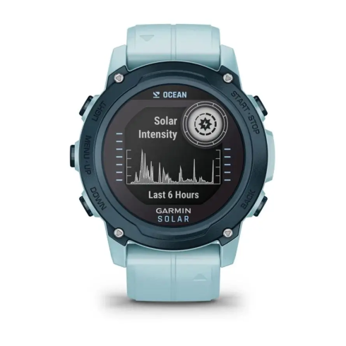 Смарт-часы Garmin Descent G1 45 мм Solar сапфир/Ocean Edition, силикон фото 9